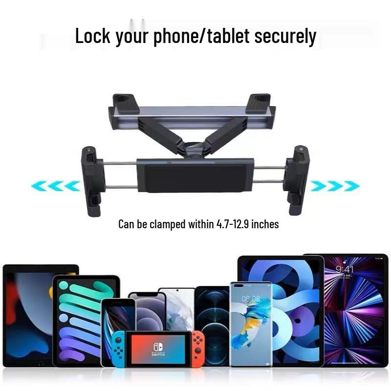 Telescopic Car Headrest Phone & Tablet Holder