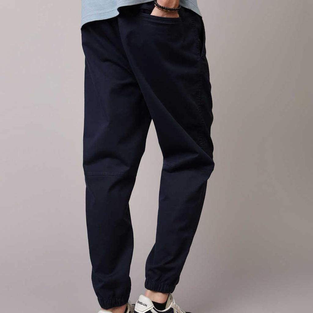 [American Eagle] Men's AE Flex Trekker Jogger Pants (JP, Alphabet, L, Classic Navy) [Parallel Import]