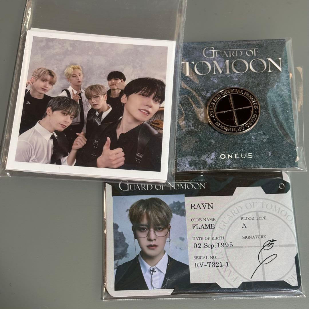 Used ONEUS 3rd Generation GUARD of TOMOON Set Photocard