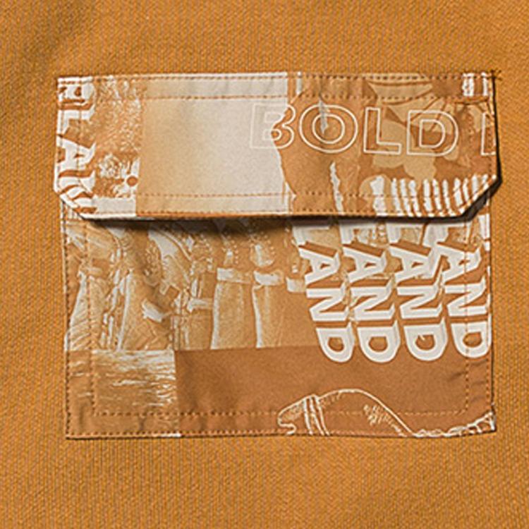 Timberland New Year Edition Pattern Patchwork Loose Fit Crew Neck Long Sleeve Sweatshirt Unisex Sweatshirt Wheat A6B5C-P47