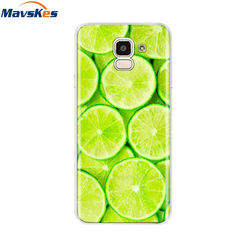 For Samsung Galaxy J6 2018 Case Soft TPU Silicone Back Cover sFor Coque Fundas Samsung J6 2018 J6 Plus 2018 Soft Phone Cases