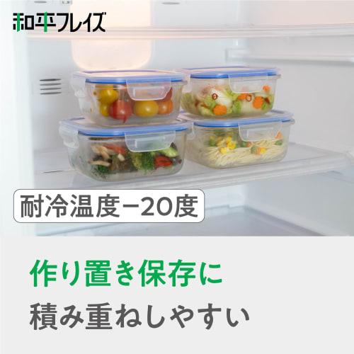 Wahei Freiz Kachikore Microwave and Freezer Heat-Resistant Glass Container, 800ml, RE-7472