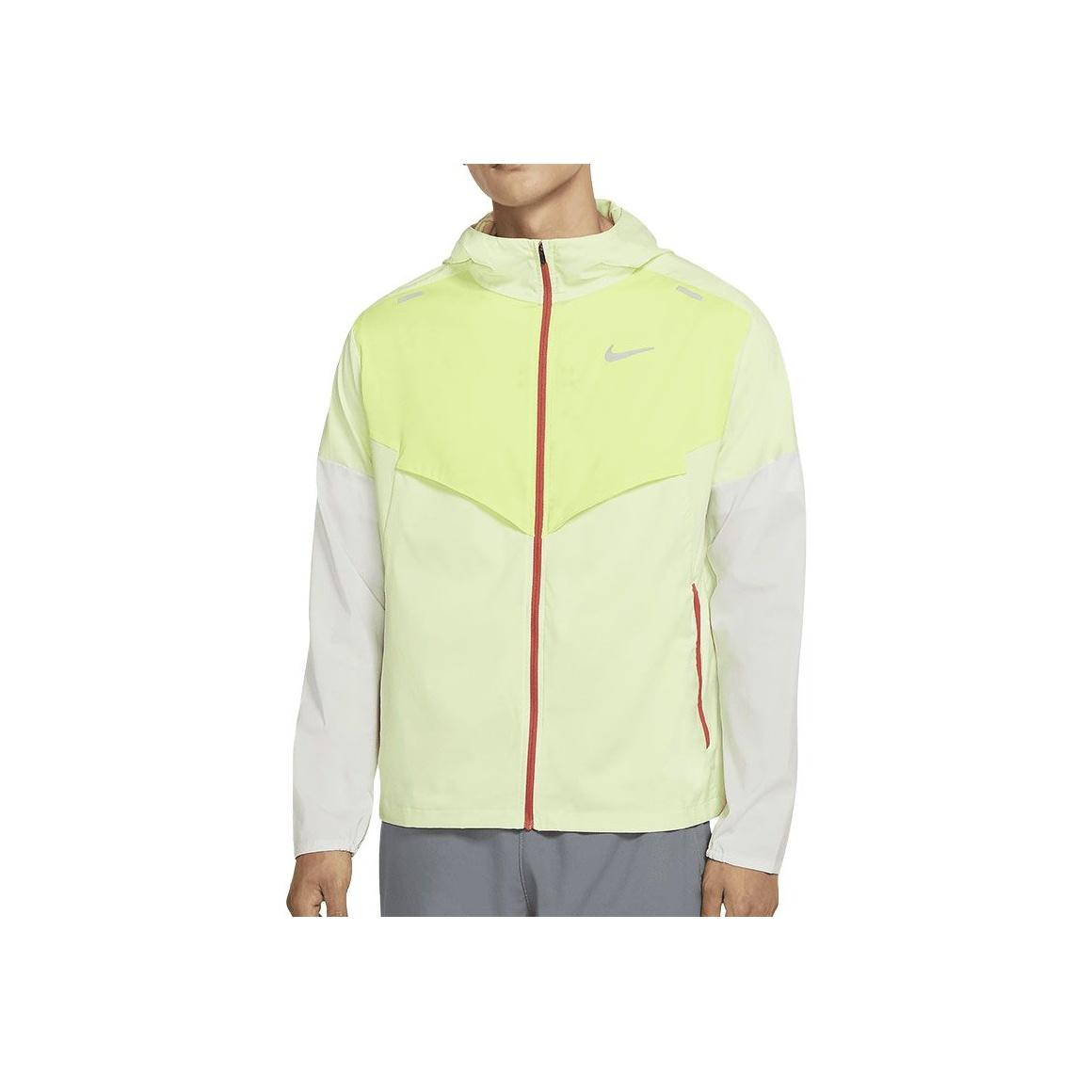 

Nike Спортивная повседневная куртка с капюшоном и длинным рукавом, мужская куртка, ярко-желтая CZ9071-303 XL