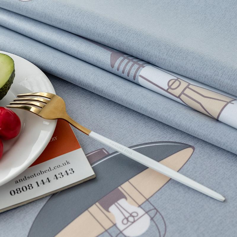 Simple Pvc Tablecloth Waterproof And Oilproof Disposable Printed Cotton And Linen Tablecloth Coffee Table Desk Table Cloth Dining Table