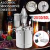 50L 304 Stainless Steel Alcohol Distiller Brew Kit Distillation Purifying Alcohol Brewing Making Alcohol Making Tools