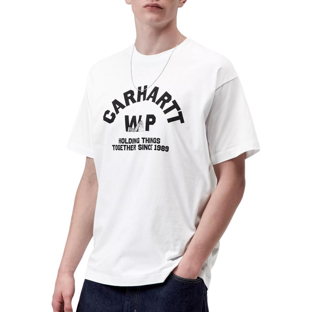 Carhartt WIP SS26 S/S Column T-Shirt Loose Fit Front Logo Graphic Print Short Sleeve T-Shirt Unisex T-Shirt I037542-02-XX