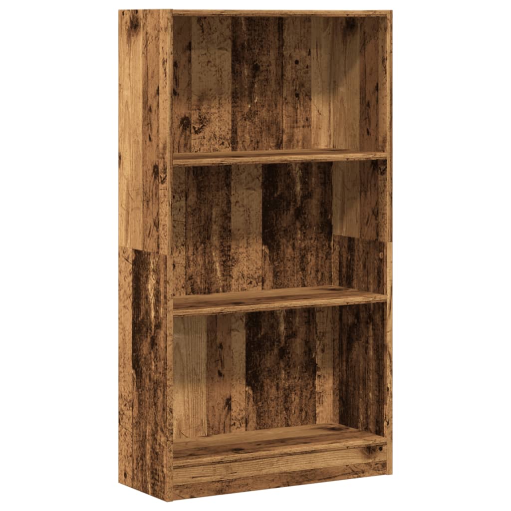 Bookshelf Reclaimed Wood Look 60x24x109 cm Engineered Wood