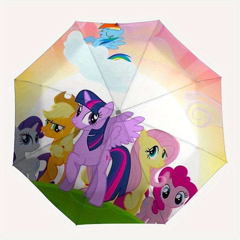 

1pc My Little Pony Automatic Opening/closing Umbrella, Foldable Sunshade, Perfect Gift for Friends, Durable Handle y250812094
