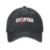 Spartan Race Beast Baseball Caps Vintage Distressed Washed Sparta Spirit Sun Cap Men Women Outdoor Running Golf Hats Cap