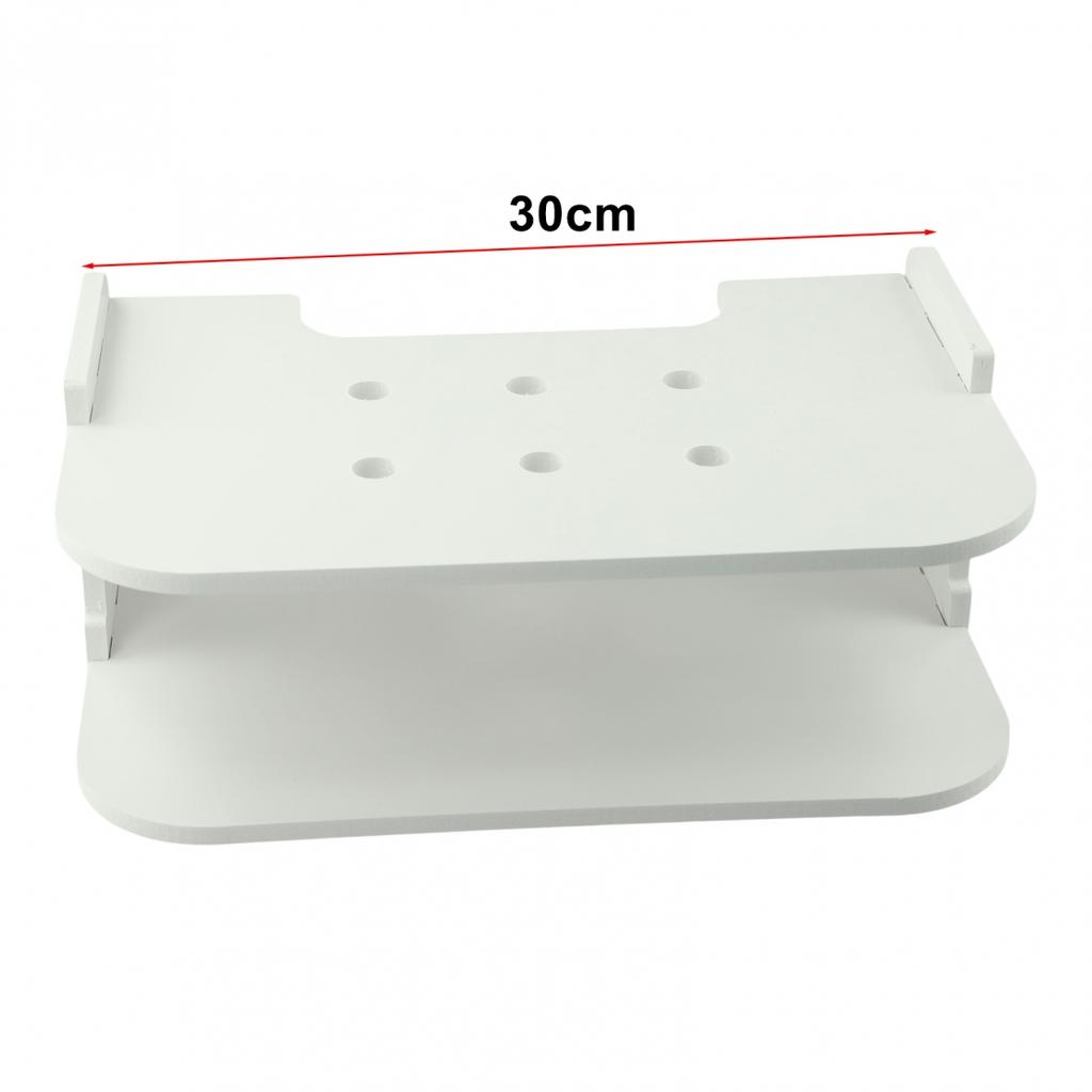 Bracket TV Box Shelf Gamer Console Home Office Organize