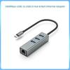 USB-C Docking Station with Gigabit Ethernet and USB 3.0 to RJ45 Adapter for Laptops & Tablets