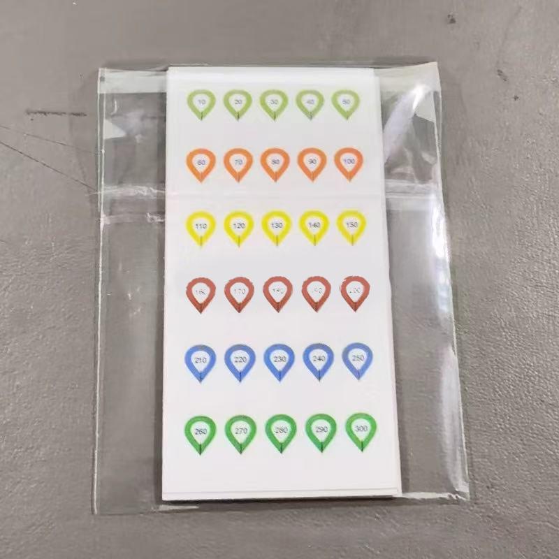 10 Sheets Rifle Scope Turret Sticker Set Scope Adjustment Dope Stickers Rifle Scope Turret Tags For Distance Markers