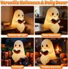 6/8in Ghost Night Light, Cute Ghost Figurines Statue Decor, Funny Night Lamp Statue for Bedrooms, Study Rooms, Living Rooms