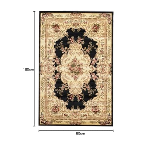 Kitchen Rug, 80 x 180 cm (32.2 x 76.6 inches), Long, Anti-Slip, Anti-Slip, for Safety of Children, Seniors, and Pets, Compatible with Underfloor Heati