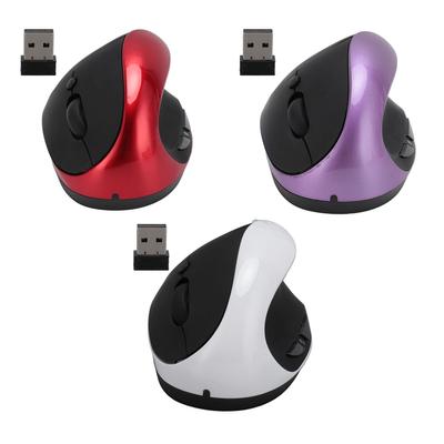 Mouse ergonomic pentru dreptaci, DPI reglabil, 2.4G, mouse vertical wireless, pentru PC, laptop, tabletă