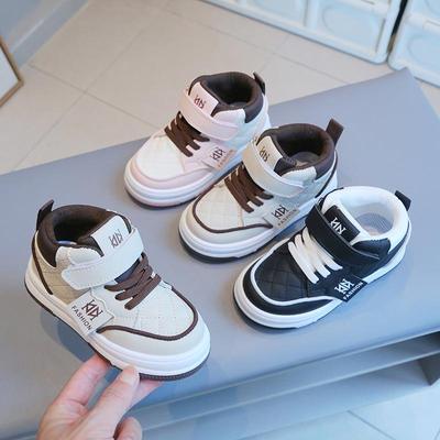 Kinder High-Top Freizeit-Sportschuhe 2026 - Weiche Sohle Weiße Sneaker für Jungen und Mädchen, Frühjahrs-/Herbstkollektion.