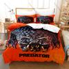 The Predator Classic Sci-Fi Horror Movie Print 3PCS Bedding Set Duvet Cover + 2 Pillowcases Soft Bed Linen For Monster Movie
