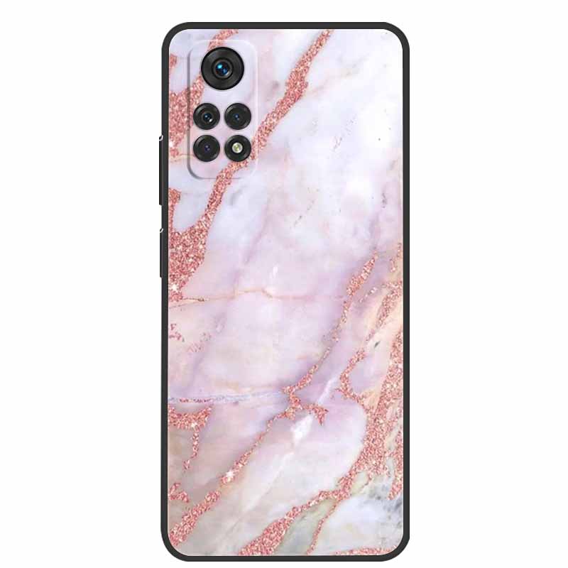 Pro pouzdro Xiaomi Redmi Note 11 Mramorové Silikonové TPU Měkké Zadní Kryt Pouzdro na Telefon pro Redmi Note 11S 11 S Funda Roztomilé Nárazuvzdorné Coque