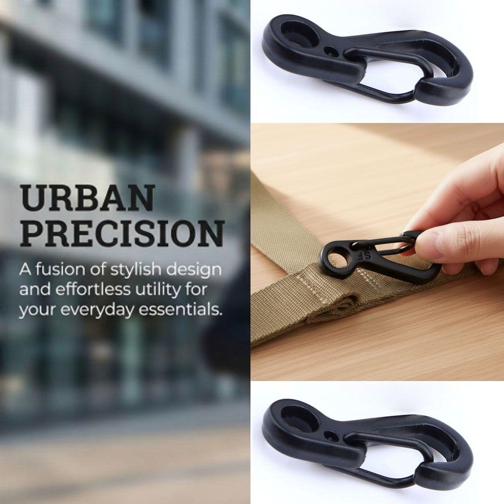 20 Pcs Alloy Mini EDC Carabiner Heavy Duty Snap Spring Clips Spring Snap Hook  Outdoor Hiking