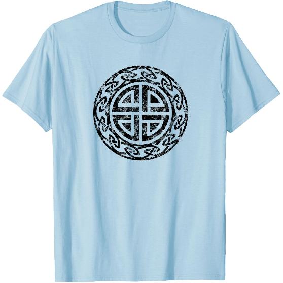 Vintage Protection Shield Knot Celtic Norse Viking T-Shirt T-Shirt