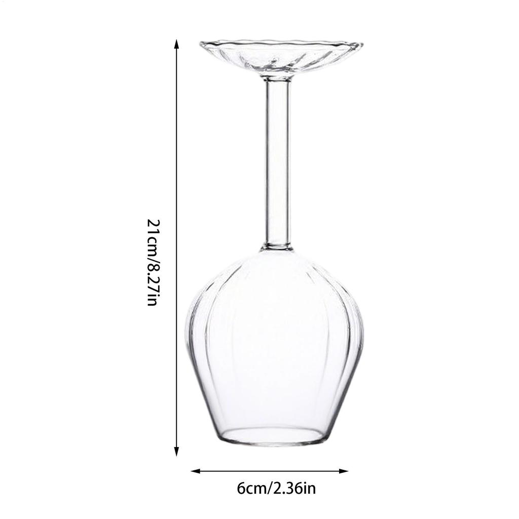 Stielgläser 14 oz Kreative Umgedrehte Becher Stielgläser Umgedrehte Trinkgefäße für Männer Frauen Küche Bar Geburtstag