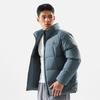 Li Ning Fitness Series Water-Resistant Solid Color Stand Collar Zipper Comfortable Breathable Short Down Jacket Men jackets Dark-Blue AYMV769-4