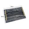 Nordischer Stil Marmor Serviertablett Schmuck Kosmetik Dekoratives Display 30x20cm Quadratische Stein Schale