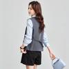 TERRE BLEUE Women's Casual Suit Vest