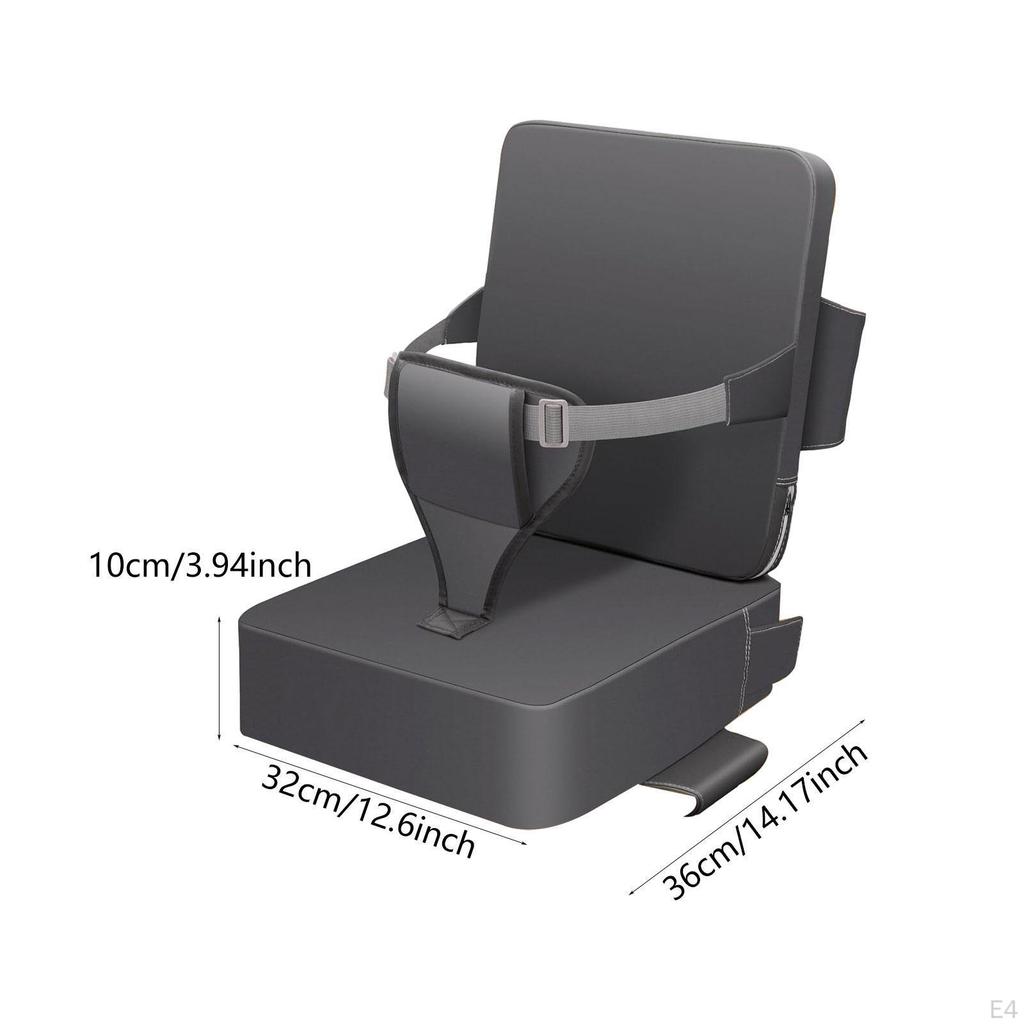 Siedzisko podwyższające do stołu jadalnego Przenośna podkładka na krzesełko do karmienia Dzieci Dzieci 39cmx39cmx10cm Ciemny