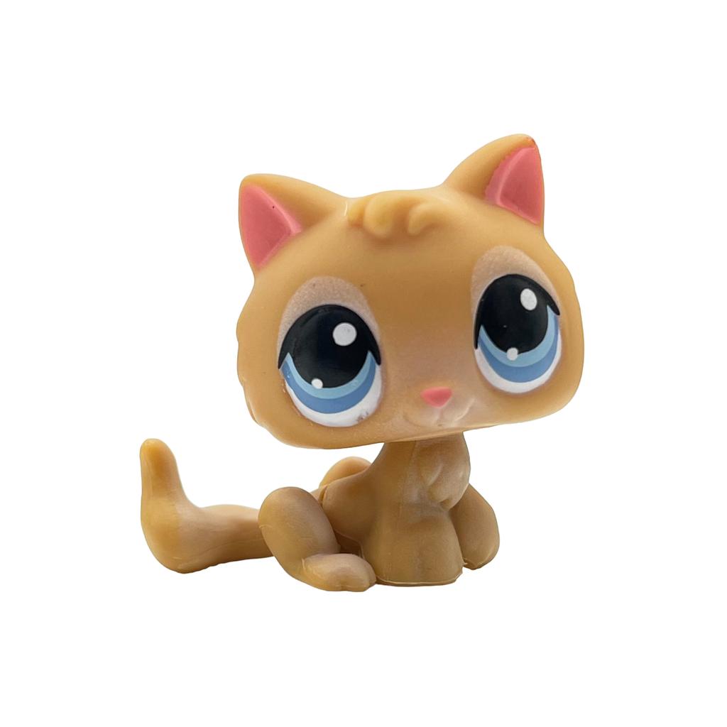 Rare Littlest Pet Shop Lps Toy Toy Mini Stands Short Hair Kitten Old Figures Collection Al Bobble Head Toy