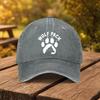 Wolf Pack Paw Print Baseball Cap Unisex Duckbill Hat for Outdoor Sports Fitness Travel