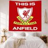 Liverpool Football Club Vægdekoration Vægtæppe Kunst Til Kæledyrsminde Fødselsdag Bryllupsfest Baggrund Familiegave