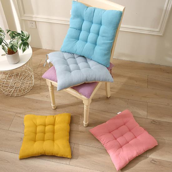 Seat Cushion with Anti-Slip Fixation Thickened High-Elastic Portable Chair Support Ergonomic Design Chair Pad