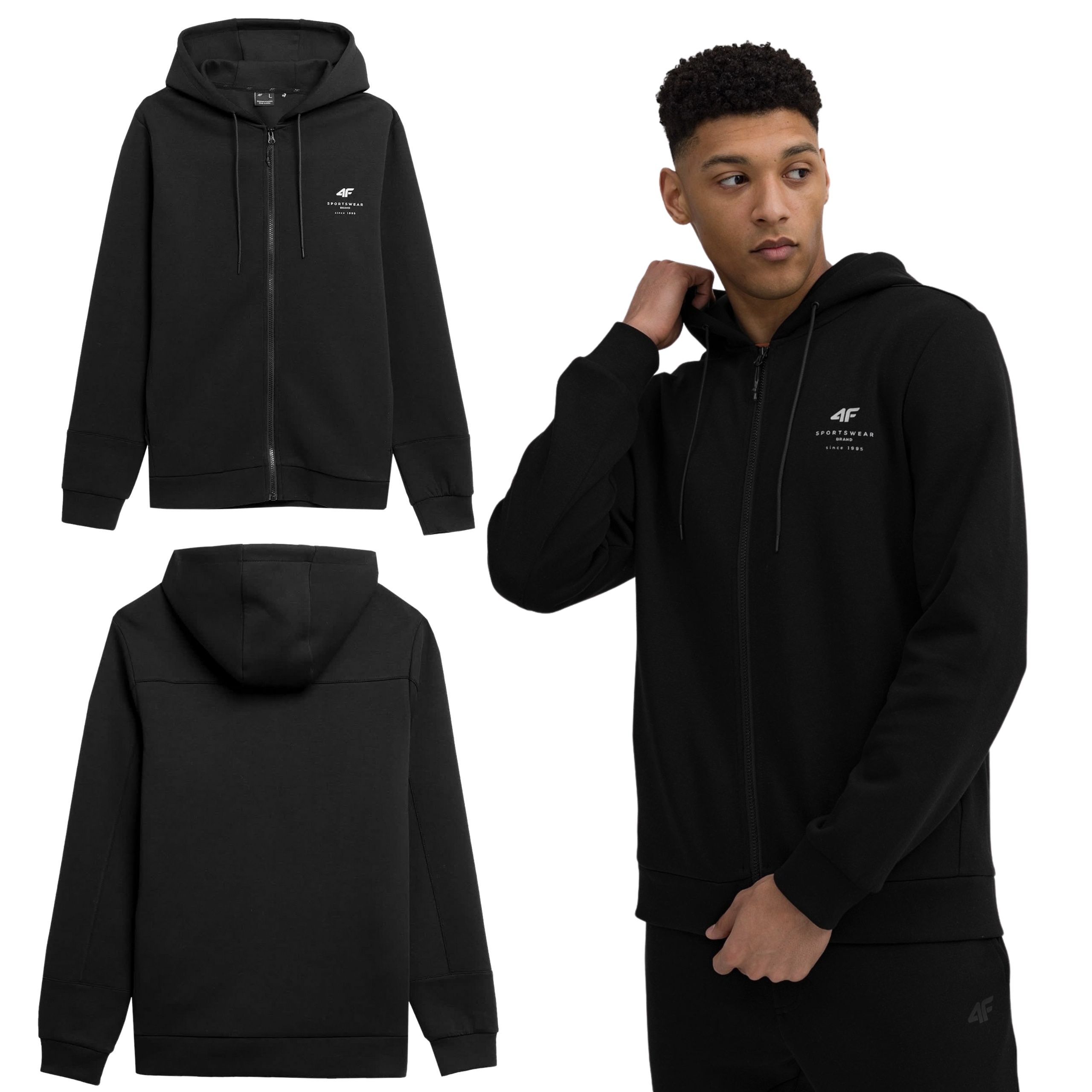 

4F 4FSS23TSWSM265 Куртка M265 темно-черного цвета M