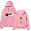 Attack On Titan Levi Ackerman Hoodie Unisex Fleece Sweatshirt Front Manga Eyes Print, Back Japanese Text, Autumn Winter Casual Pullover