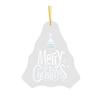 Winter Acrylic Ornaments Merry Christmas Hanging Ornament for Christmas Tree Frosted