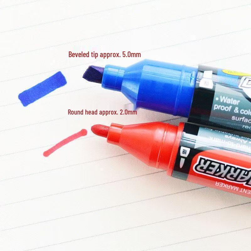 Morning Light MG2110 Double-Ended Oil-Based Marking Pen for Advertising and Logistics.