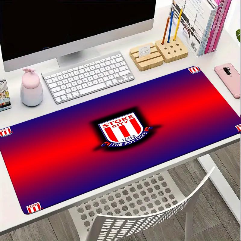 Stoke City Football Club Mouse Pad, Gaming Mouse Pad, Keyboard Pad, Desk Decor for Computer Notebook Fan Gift Birthday Gift