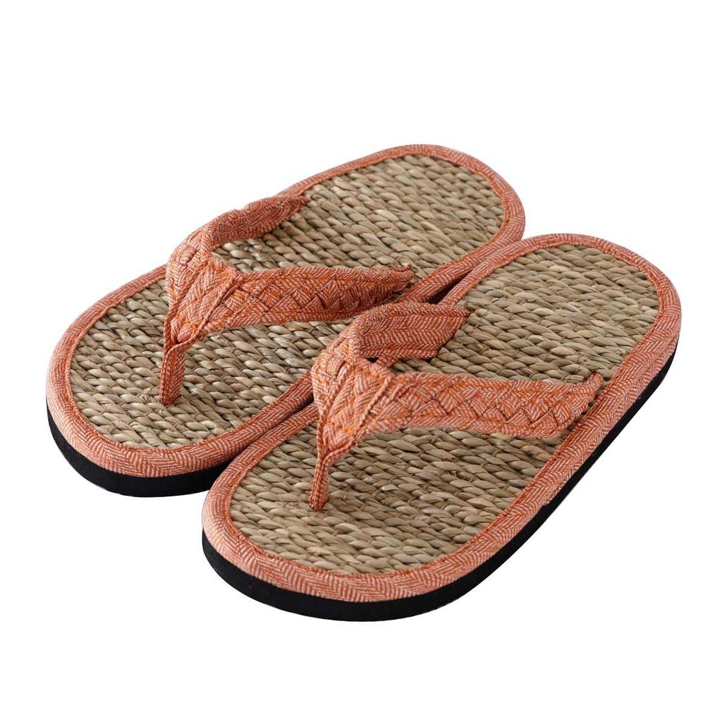 IKEHIKO Luce Zori Tamanhos M Perfeito para o Dia ou Caixa de Presente Chinelos Shichito Igusa, Laranja, (Calça 22.5-24cm), Dia das Mães do Pai, Incluído, (Rush