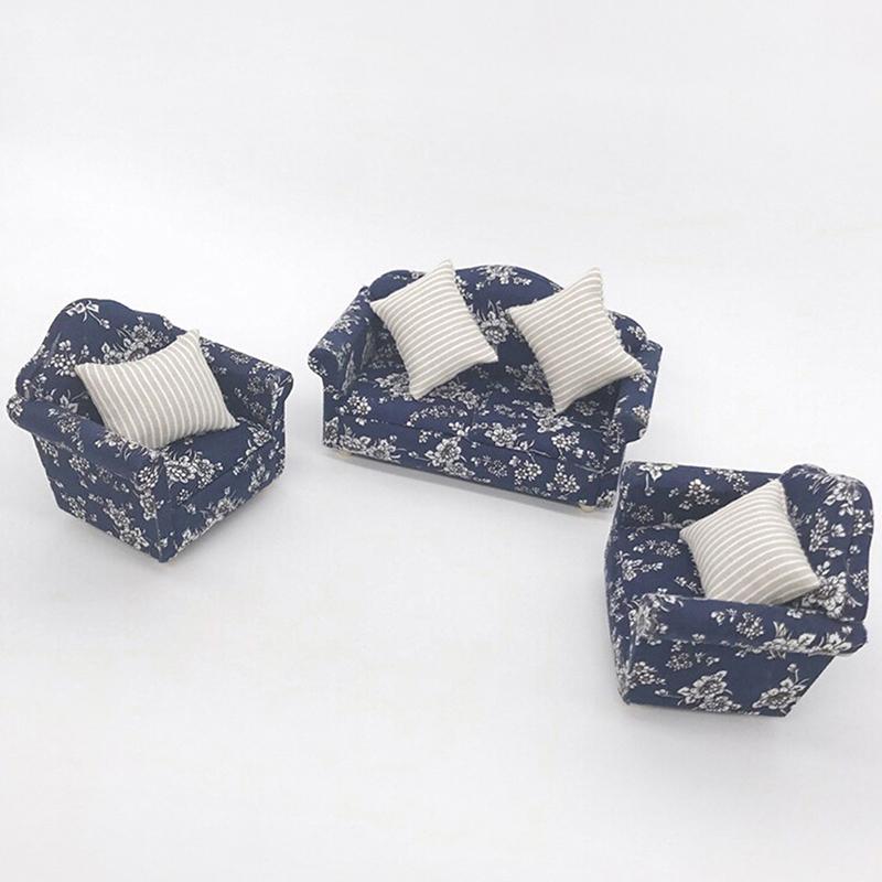 Mini Cute Sofa Pillows For Dolls Children Simulation Dollhouse Furniture Toys 1:12 Miniature Doll House