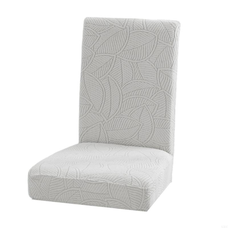 

High Stretch Dining Chair Cover Liquid Protective Polyester Elastics Fabric X3UC
