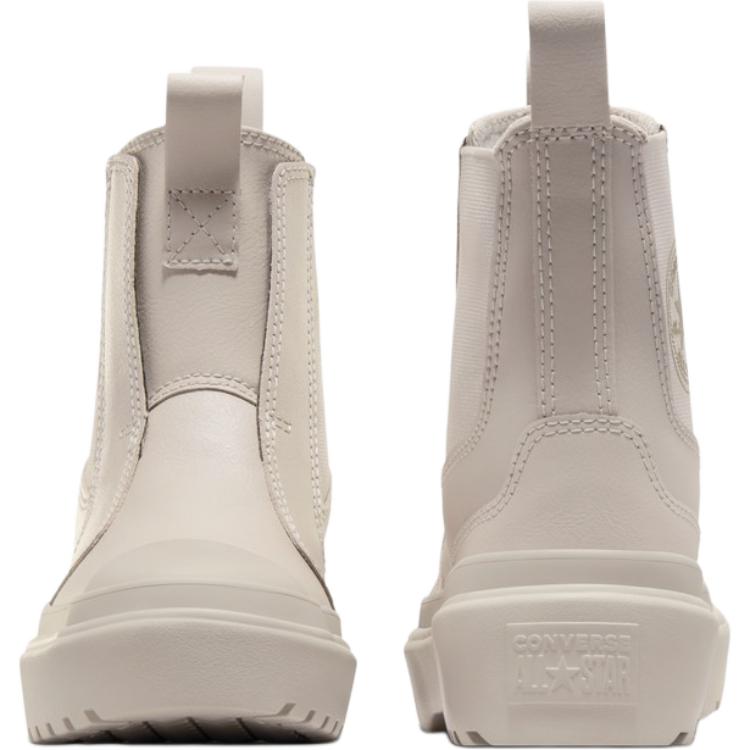 Converse Chuck Taylor All Star Lugged Chelsea Boot PS Papyrus Kids Sneakers Tan A08396C