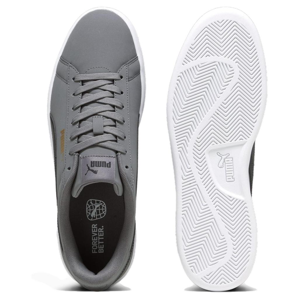 Puma Smash 3.0 Abrasion Resistant Low Top Skateboard Shoes Unisex Dark Gray 392336-02