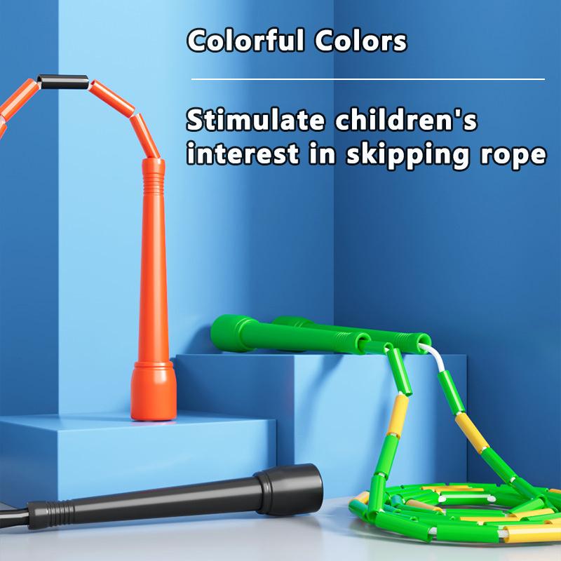 Smooth And Hard Bamboo Jump Rope Pattern, Adult And Children'S Fitness Pattern, Bead Joint Rope, Beginner Jump Rope