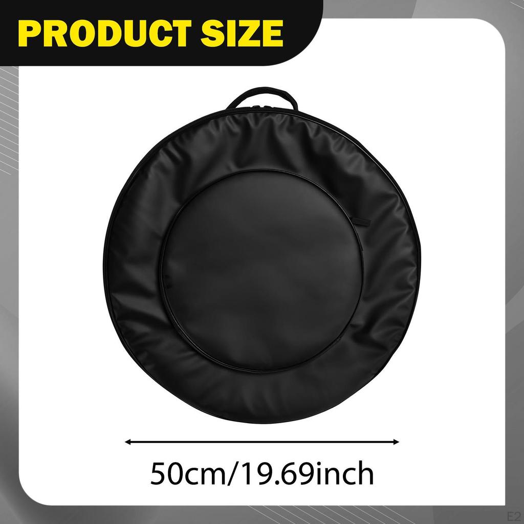 Gong Bag Tambourine Case Storage Backpack Multifunctional with Straps Thickened Lightweight Portable