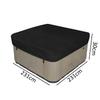 Mprehensive Protective Square Cover for Outdoor Hot Tub Shielding from Rain Sun Leaves and Animals In Conditions
