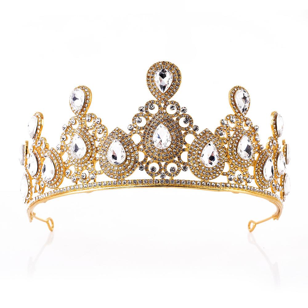New Korean style rhinestone wedding crown, popular alloy bridal crown, wedding accessories