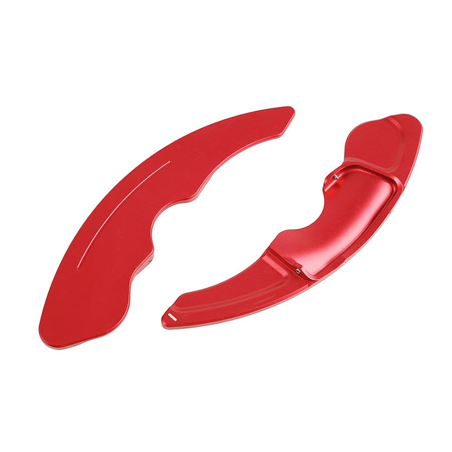 Aluminum Steering Wheel Paddle Shifter Extension For Lexus NX IS RC Red
