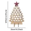 Wine Rack Christmas Tree-Shaped Calendar Countdown Wine Bottle Rack for Holiday Seasonal Halloween Thanksgiving Easter Kids