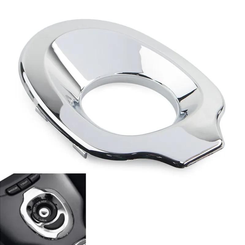Motorcycle ABS Chrome Ignition Key Accent Cover Fairing For Honda Goldwing GL1800 GL 1800 2001 2002 2003 2004 2005